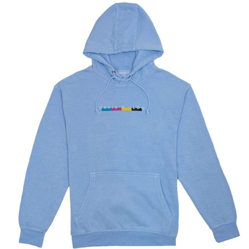David's Vlog: Beverly 2.0 Blue Hoodie